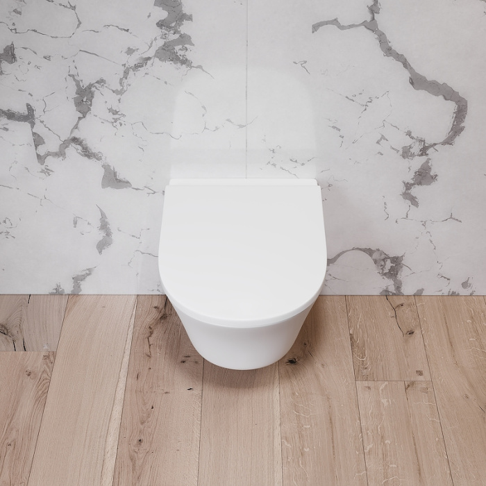 Унитаз подвесной Damixa "Skyline" с сиденьем Микролифт 365Х485Х400