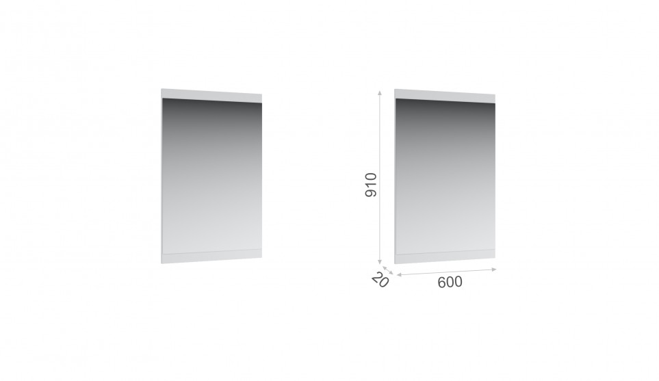 Зеркало 60 "Йорк" Зеркало 60 "Йорк"