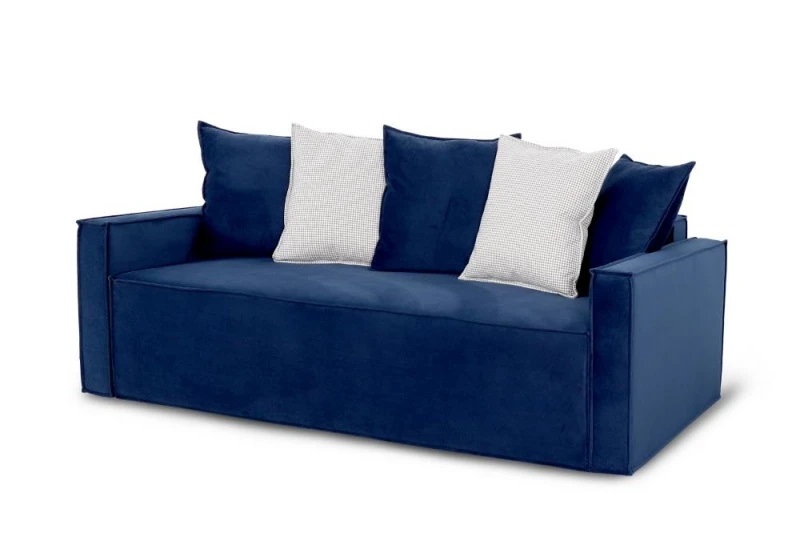 Диван-кровать "Онтарио" СТАНДАРТ Мора синий / Джейми серый Диван-кровать "Онтарио" СТАНДАРТ Мора синий / Джейми серый