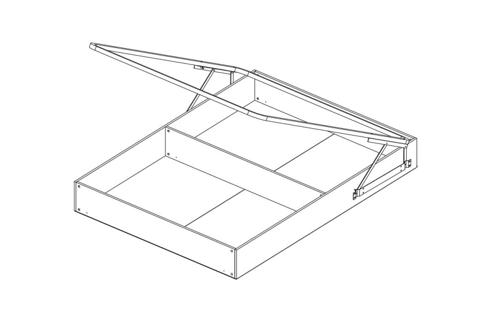Кровать 140 N с подьемником "ТИФФАНИ"