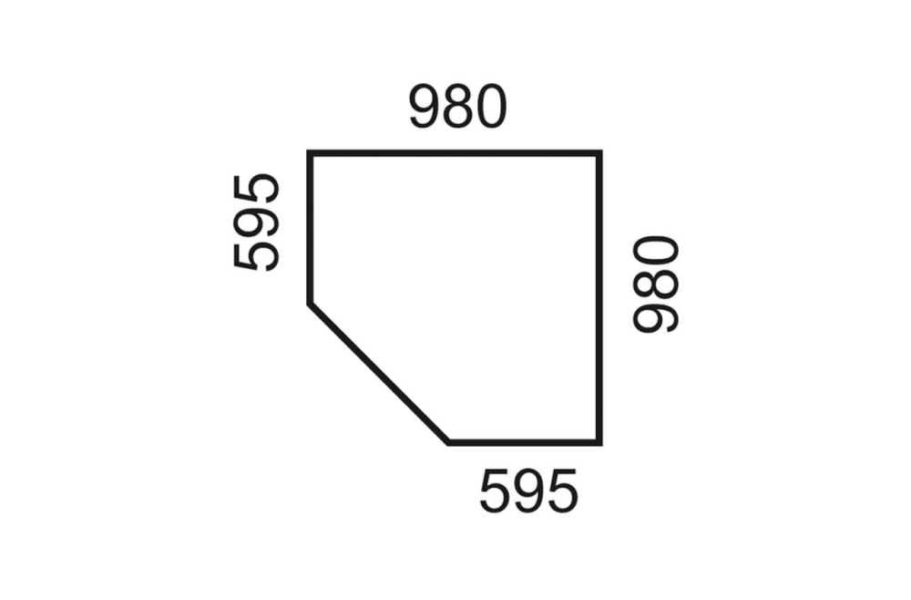 Шкаф угловой с полками 97*97 "ОЛИВИЯ"