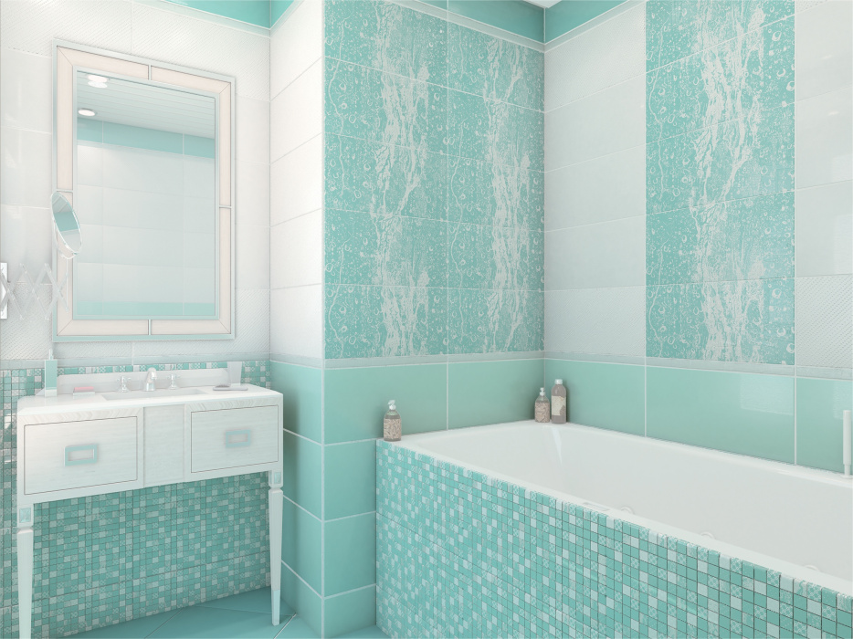 Декор "Confetti Aquamarine" 500Х249 DW9CFT16