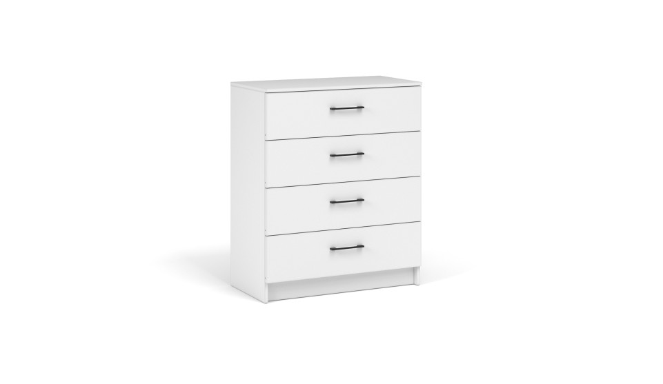 Комод "Чикаго вайт" 4 ящика Комод "Чикаго вайт" 4 ящика