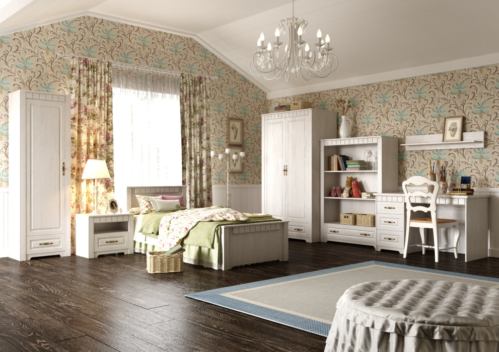 Кровать 900 "Прованс" (каркас)