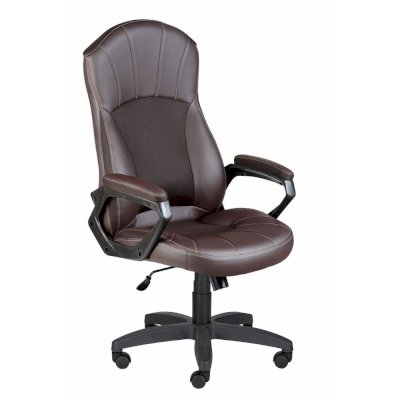 Кресло "Сатурн" Ультра кож.зам (мягкие подлокотники) топ-ган