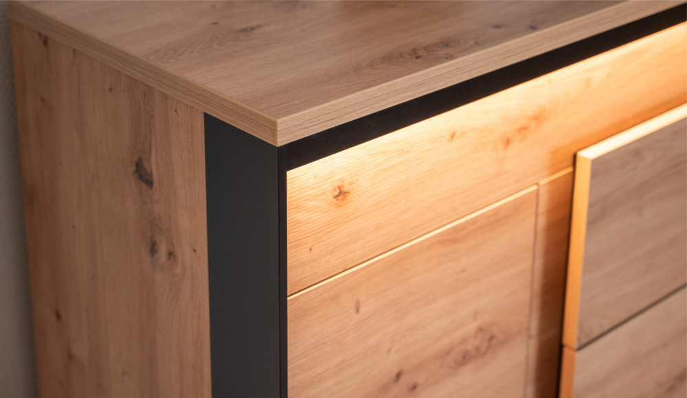 Комод 3 ящика 1 дверь "Тринити"