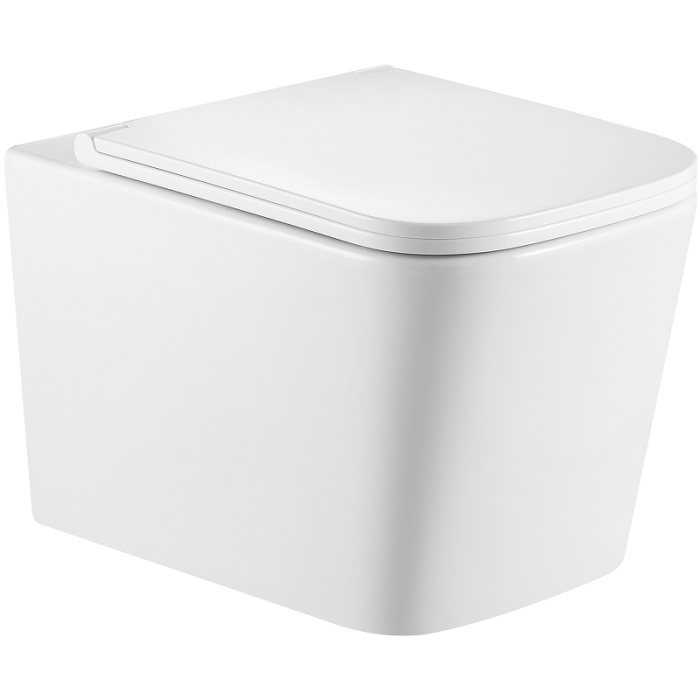 Унитаз подвесной Triton-Pro Verso VO-3032, сиденье, фурнитура Унитаз подвесной Triton-Pro Verso VO-3032, сиденье, фурнитура