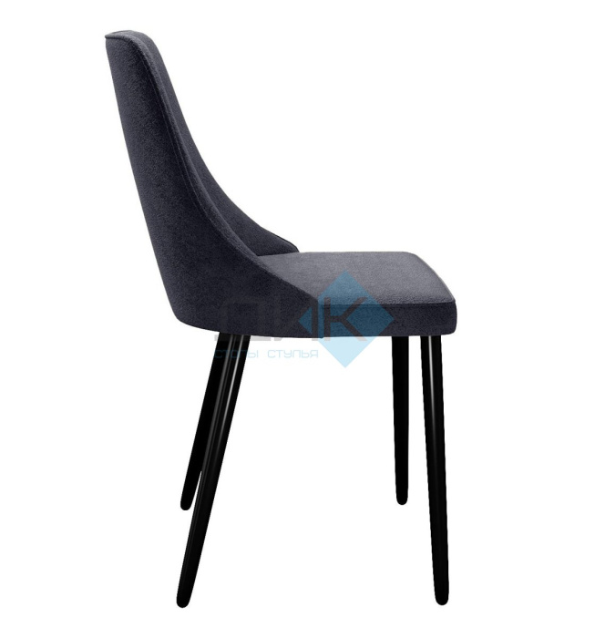 Стул DikLine 286 TW11 серый, ножки черные
