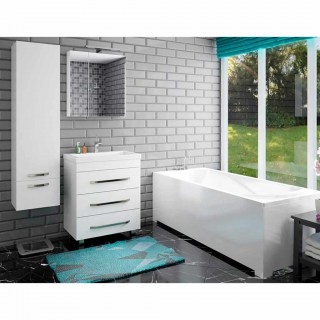 Пенал подвесной Эстет "Monaco" 400Х340Х1570 левосторонний