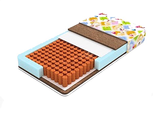Матрас Kids Smart 80Х120 с чехлом Natural Матрас Kids Smart 80Х120 с чехлом Natural