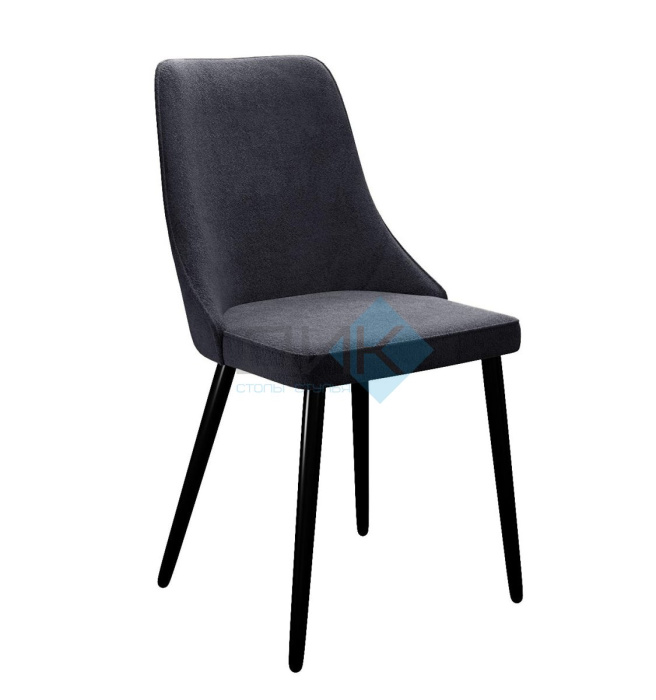 Стул DikLine 286 TW11 серый, ножки черные Стул DikLine 286 TW11 серый, ножки черные