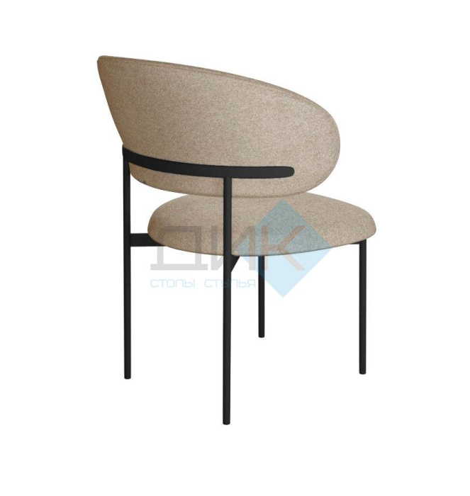 Стул DikLine 201 NS04 CREAM, ножки черные