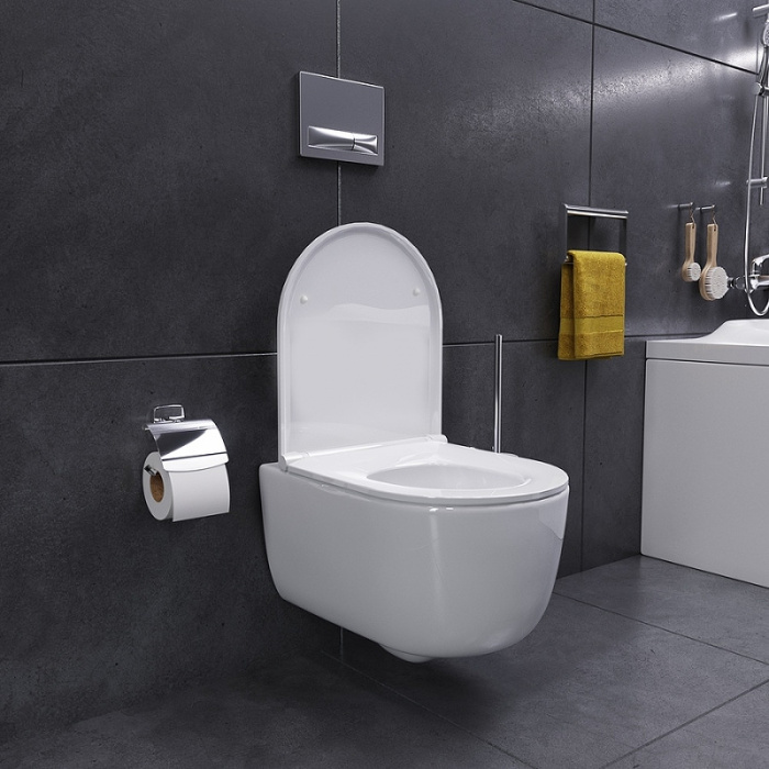 Унитаз подвесной Damixa "Sirius" с сиденьем Микролифт 360Х490Х330