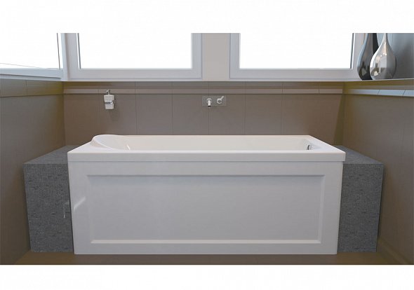 Ванна акриловая AQUANET "WEST" 140Х70 (каркас, панель)