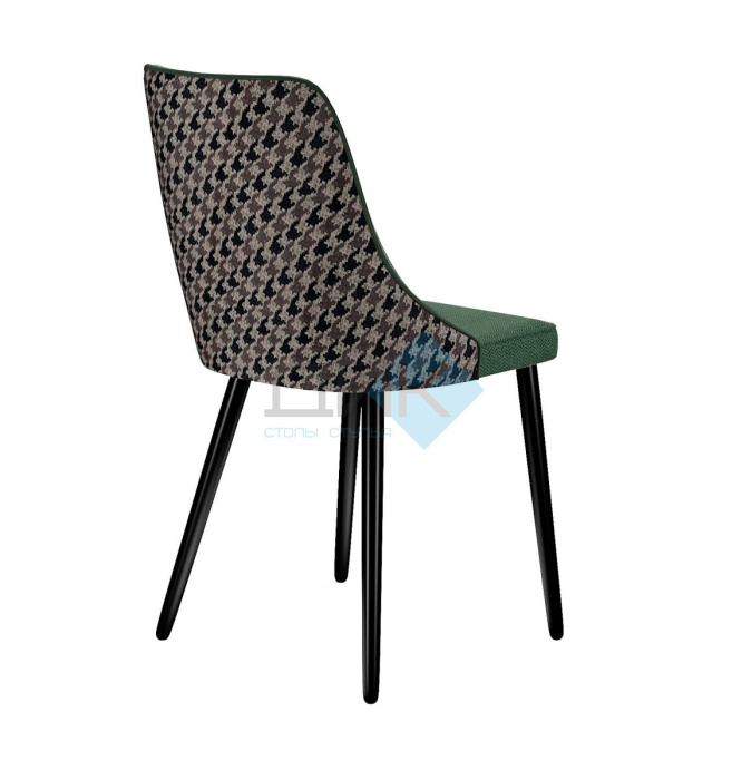 Стул DikLine 286 SB1/A2 зеленый, ножки черные