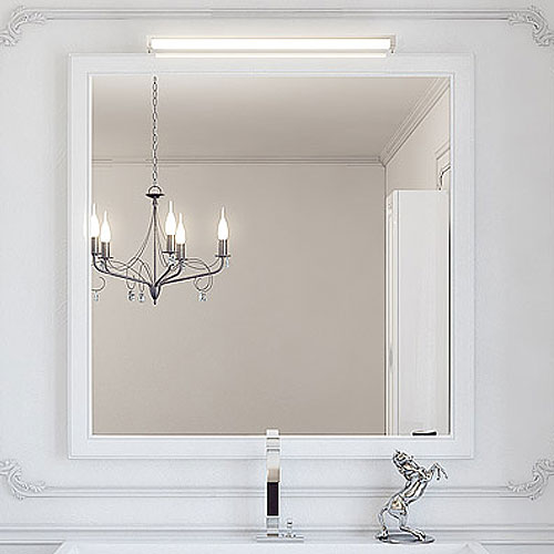 Зеркало "Империя-100" в раме Emp.02.10/W Зеркало "Империя-100" в раме Emp.02.10/W