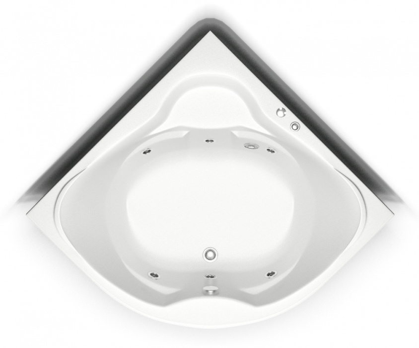 Ванна акриловая BAS "ХАТИВА" с г/м FLAT угловая Ванна акриловая BAS "ХАТИВА" с г/м FLAT угловая