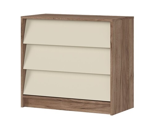 Комод 800 Рейн КМ 02 Кашемир/Дуб крафт табачный Комод 800 Рейн КМ 02 Кашемир/Дуб крафт табачный