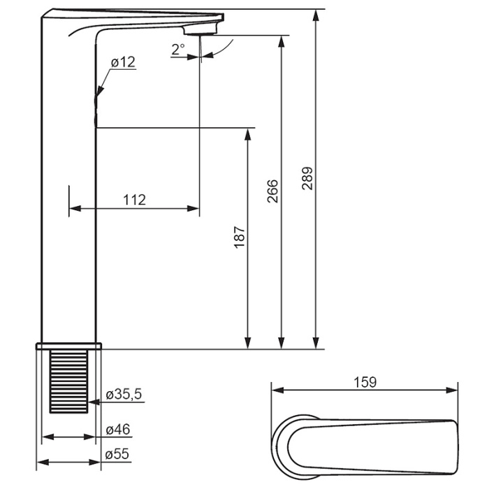 Смеситель для раковины Damixa Jupiter 770280300