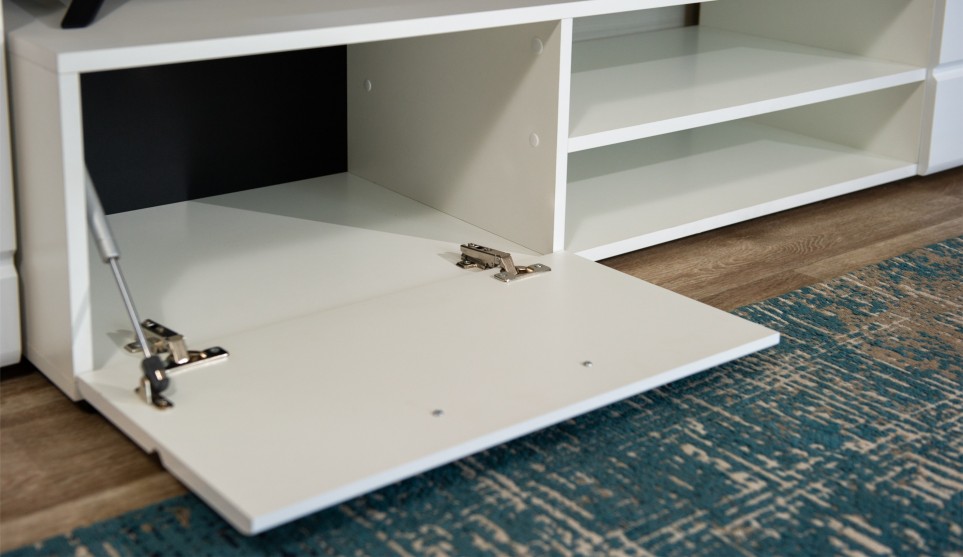 Стенка "Рио" 2,30 м Белый глянец