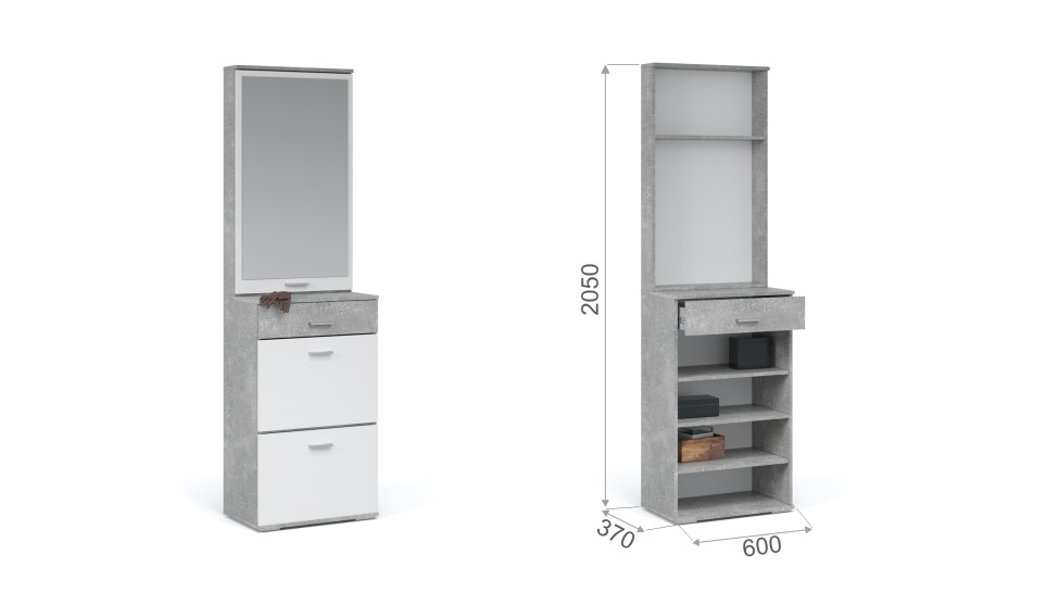 Комод и зеркало "Виола" Комод и зеркало "Виола"