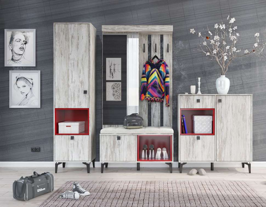 Прихожая "Милан" Комплект 1 Прихожая "Милан" Комплект 1