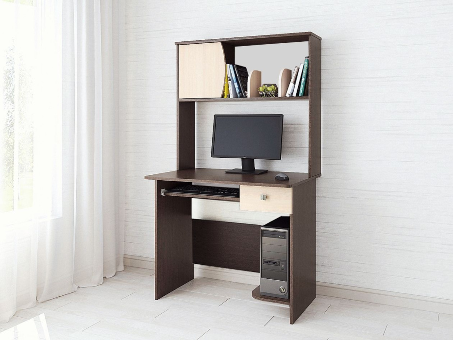 Компьютерный стол "Гретта-4" Ясень шимо/Дуб сонома