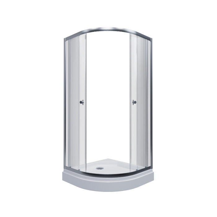 Душевое ограждение Triton Альфа хром 900Х900Х2020