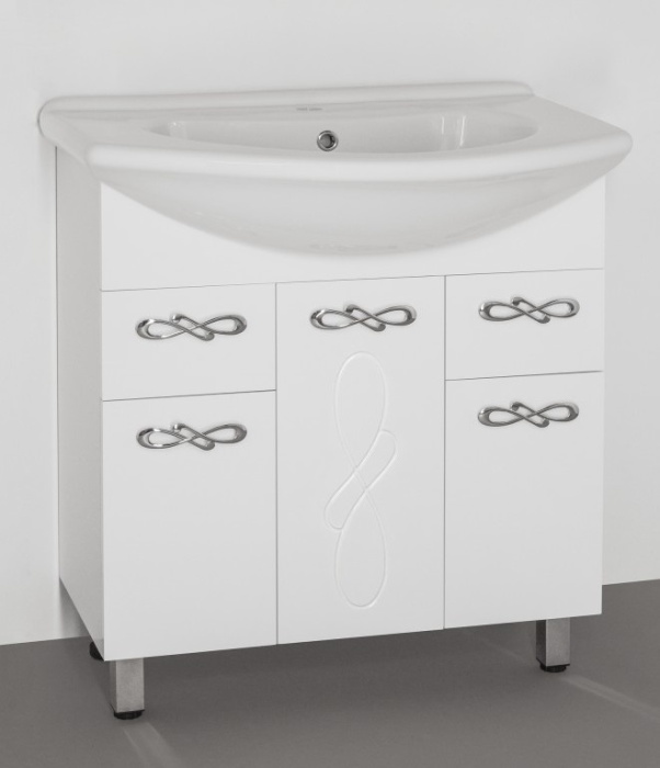 Тумба напольная с раковиной Style Line "Венеция 75" Тумба напольная с раковиной Style Line "Венеция 75"