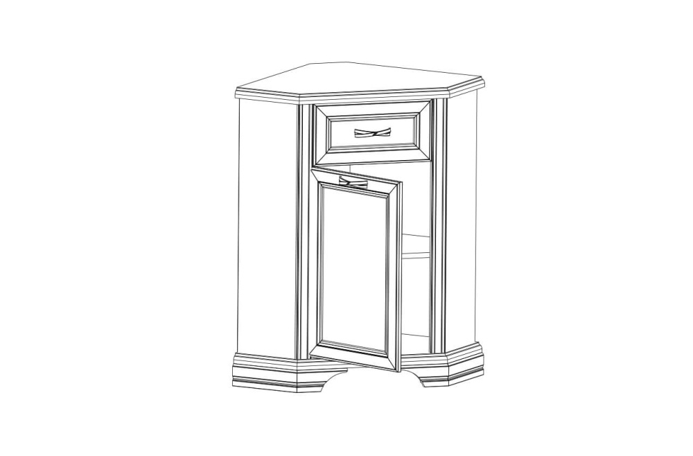 Тумба "MONAKO" 1D1SU СНЯТО С ПРОИЗВОДСТВА