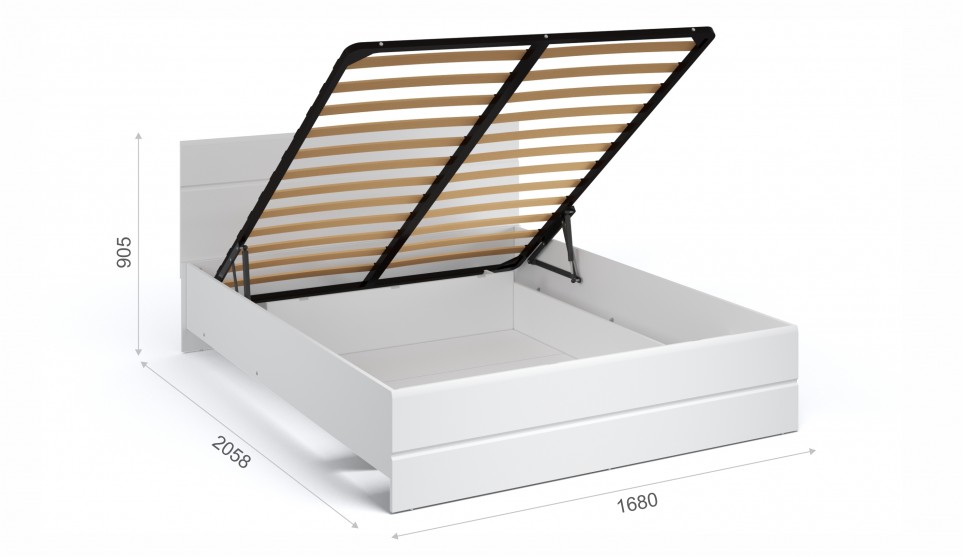 Кровать 160 с ПМ "Йорк"