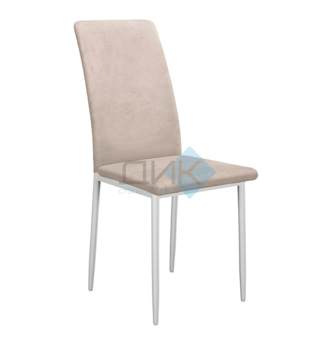 Стул DikLine 272 B03 BEIGE, ножки белые Стул DikLine 272 B03 BEIGE, ножки белые