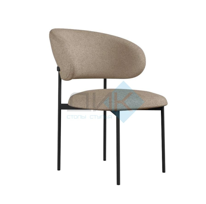 Стул DikLine 201 NS04 CREAM, ножки черные Стул DikLine 201 NS04 CREAM, ножки черные