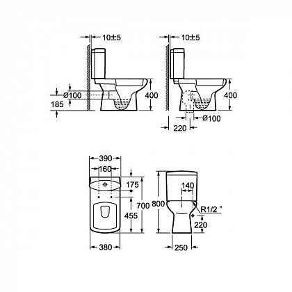 Компакт-унитаз Aquanet "Artis" CT1064