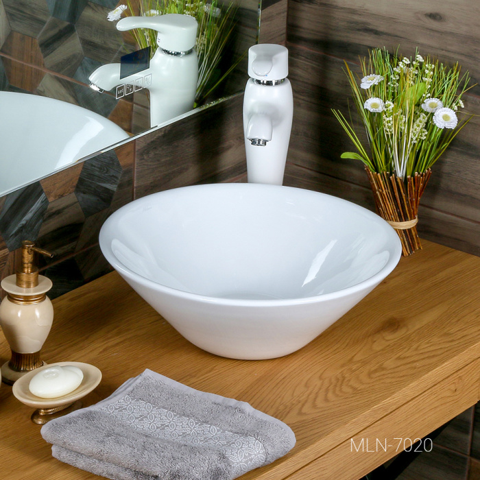 Раковина накладная MELANA MLN-320360 425Х425Х150