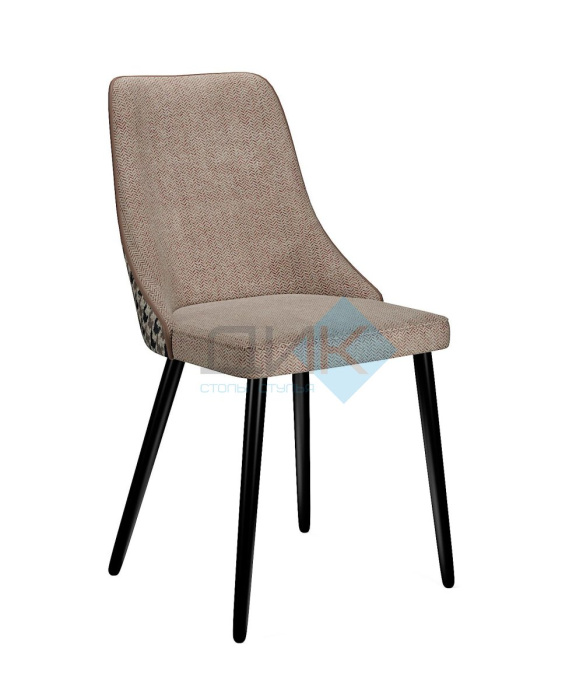 Стул DikLine 286 SB4/A2 бежевый, ножки черные Стул DikLine 286 SB4/A2 бежевый, ножки черные