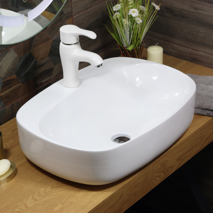 Раковина накладная MELANA MLN-320326 585Х420Х150