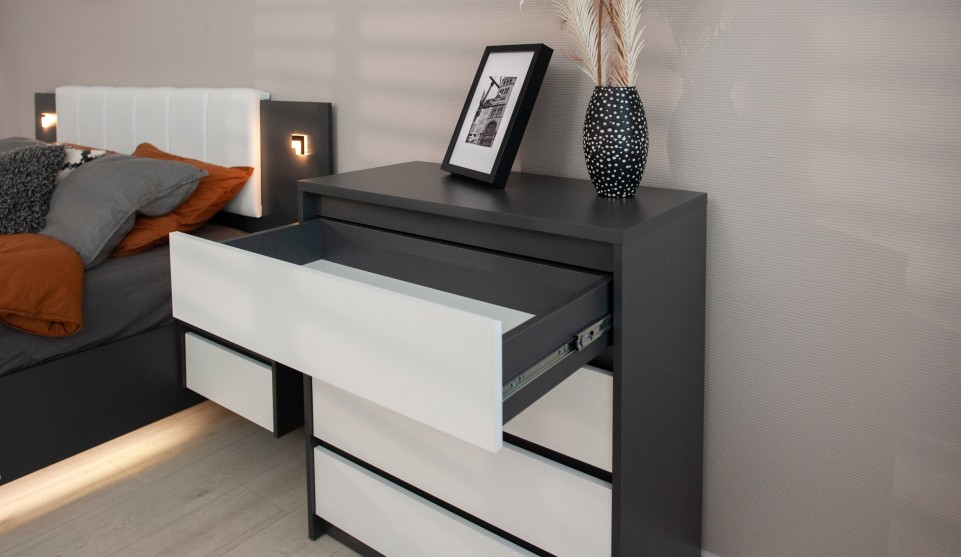 Спальня "Мишель" Антрацит