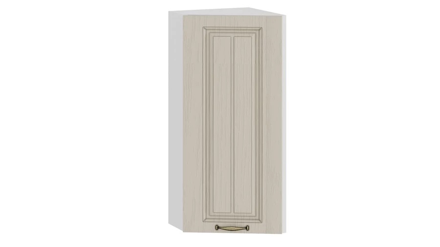 Шкаф навесной торцевой «Лина» - 1В3Т Крем