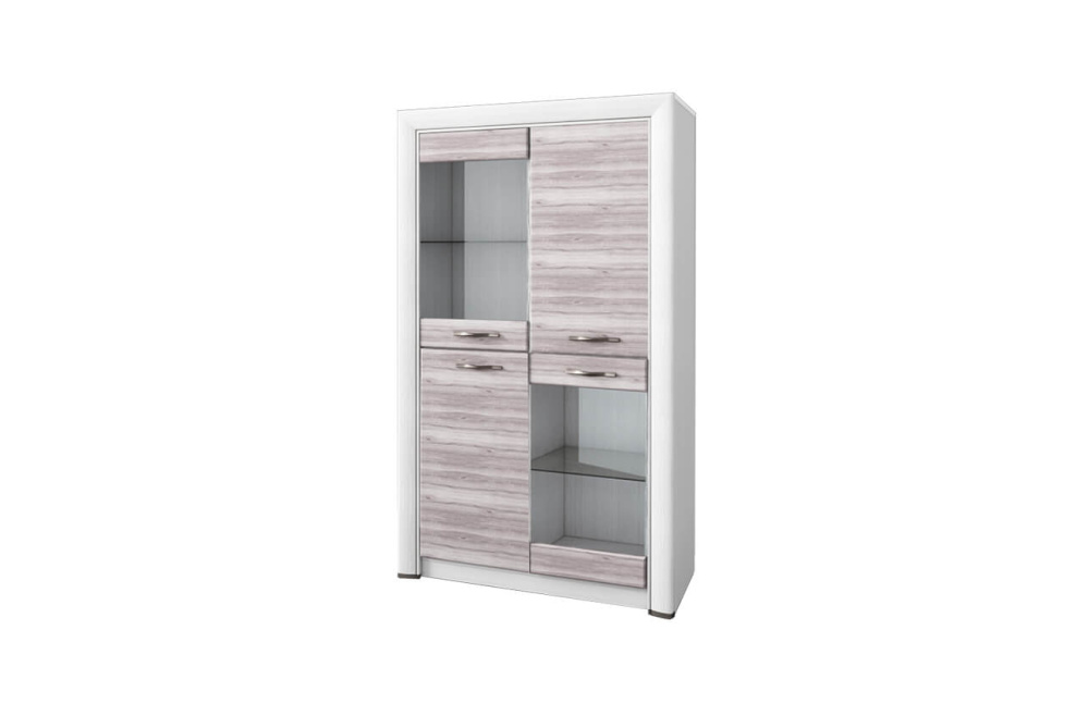 Шкаф-витрина "ОЛИВИЯ" 2V2D