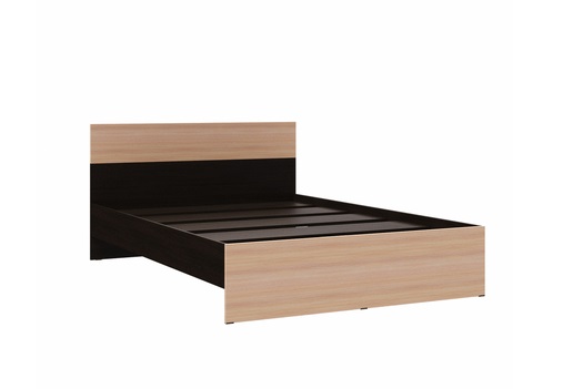 Кровать Юнона 1600 Венге/Дуб молочный