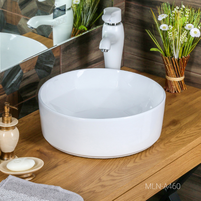 Раковина накладная MELANA MLN-A460 410Х410Х145