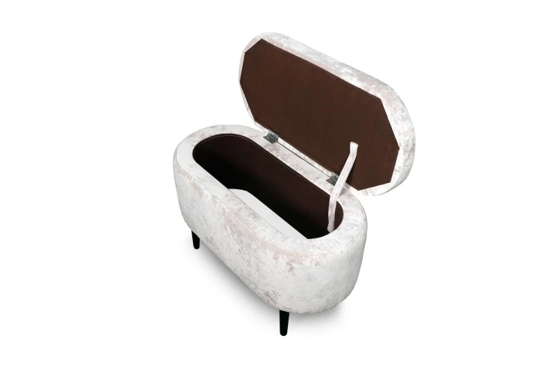 Банкетка "Олаф" с нишей Тиффани бежевый