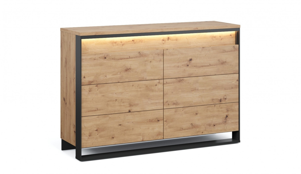 Комод 6 ящиков "Тринити"