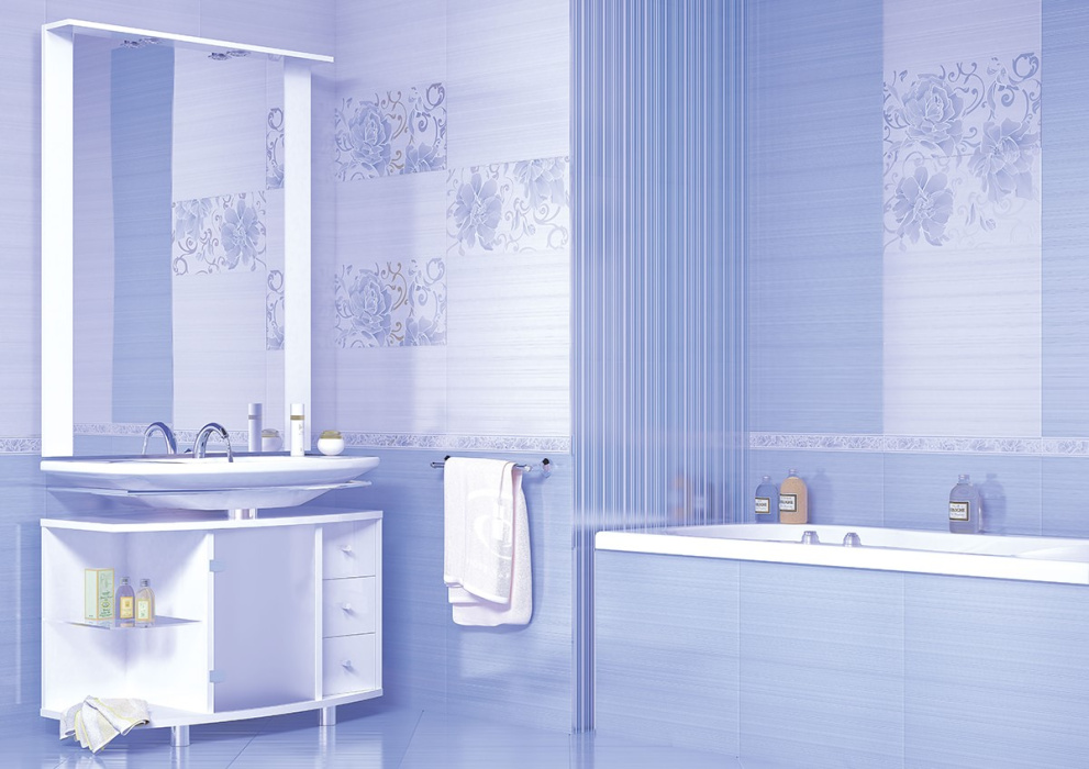 Плитка настенная "Lines Azul" 500Х249 WT9LNS03