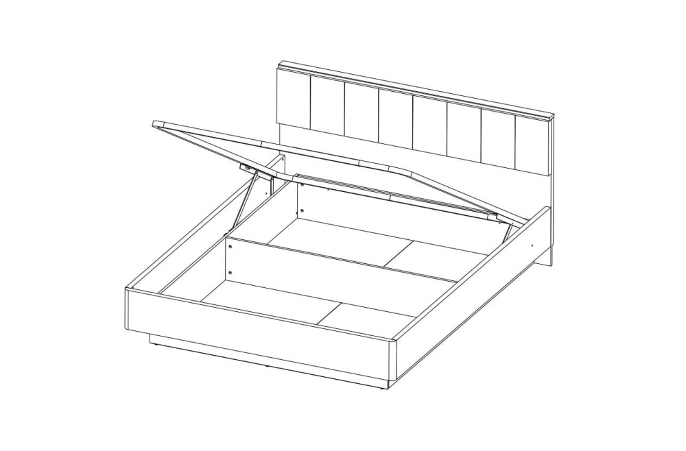 Кровать 160 М N с подъемником "ДЖАГГЕР"