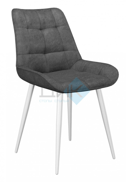 Стул DikLine 206М PRADO5 GREY (ножки белые) Стул DikLine 206М PRADO5 GREY (ножки белые)