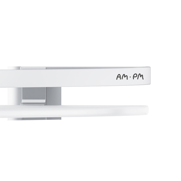 Полка угловая стеклянная, алюминий A7456100 Sense L