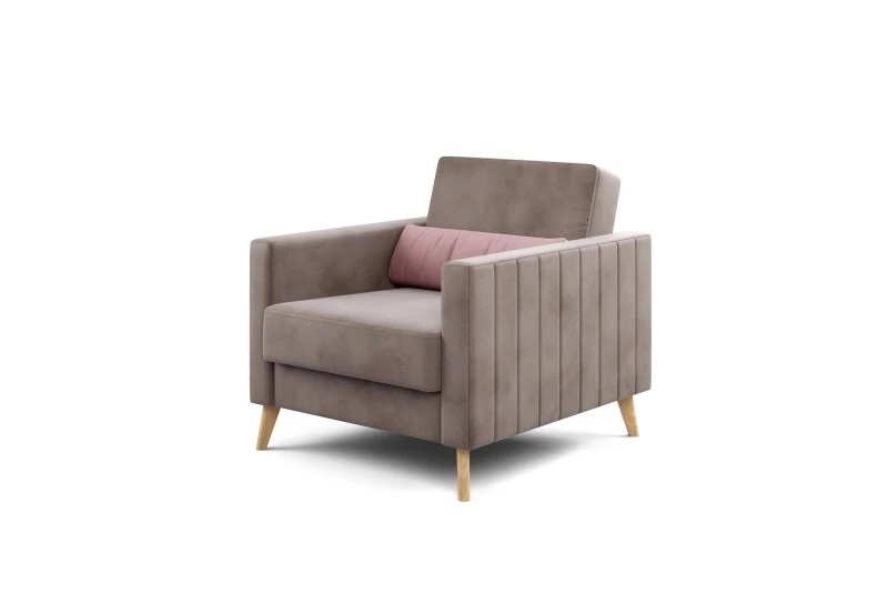 Кресло "Норд" СТАНДАРТ Альба мокко / Альба роза