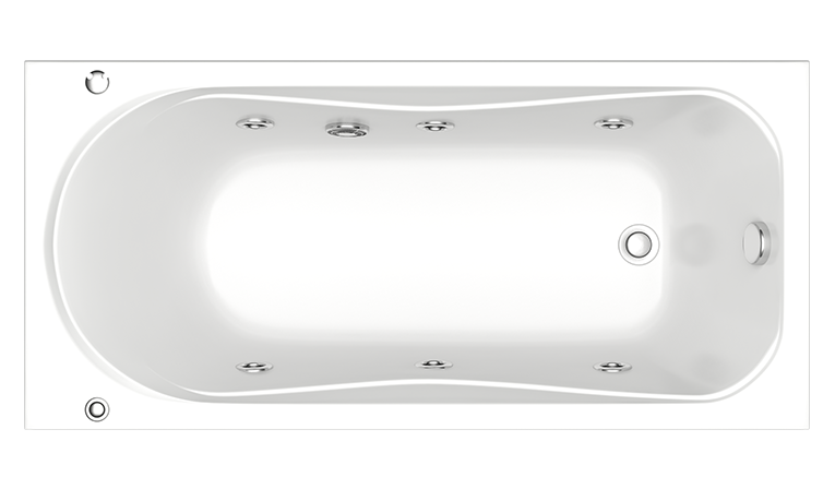 Ванна акриловая BAS "ВЕРОНА" 150Х70 с г/м FLAT Ванна акриловая BAS "ВЕРОНА" 150Х70 с г/м FLAT